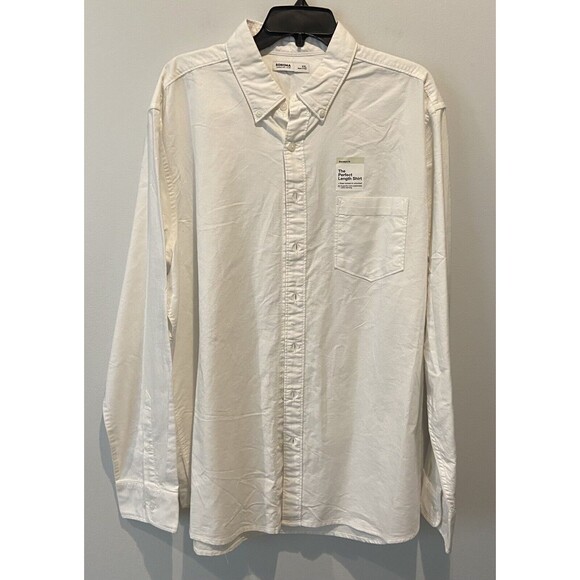 NWT/Sonoma Goods For Life Men's Button Down Shirt. Long Sleeve White Size XXL - Picture 1 of 9
